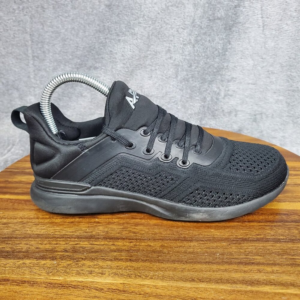 APL Techloom Tracer Shoes Women's 6.5 Black Athletic Lace Up Running Sneakers